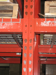 Teardrop Style Pallet Rack from The Surplus Warehouse